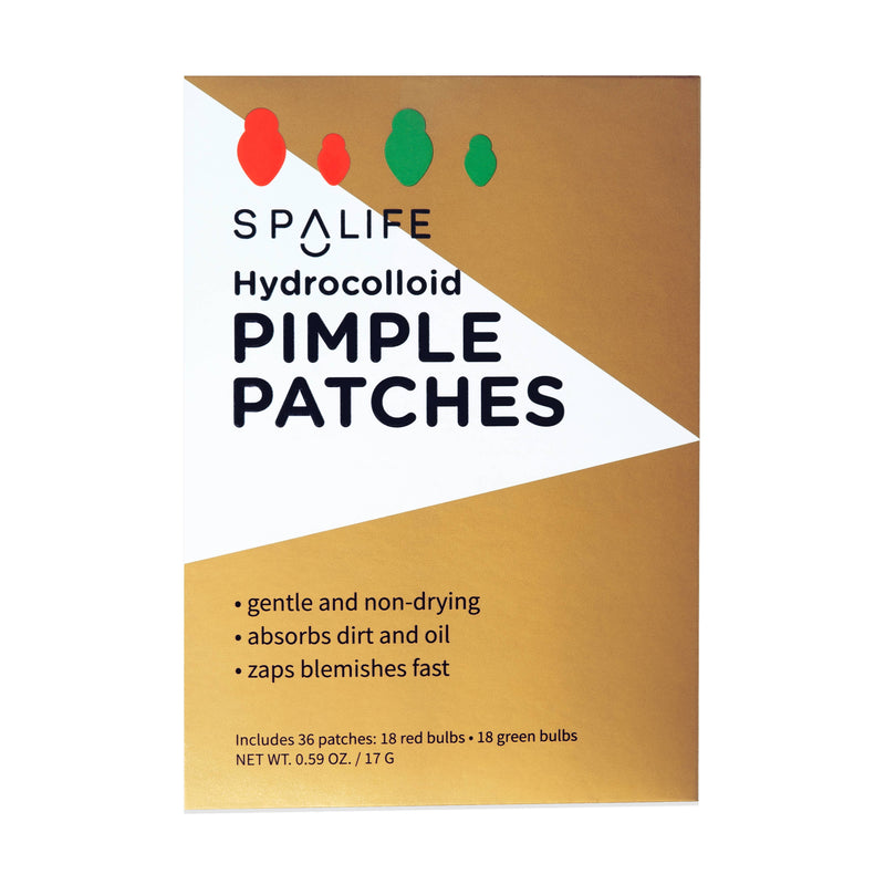 Red & Green Bulbs Holiday Hydrocolloid Pimple Patches