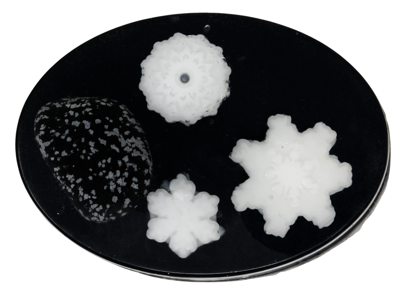 Snowflake Obsidian Soap